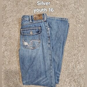 SOLD - 16 | Silver Jeans | Boys Jeans